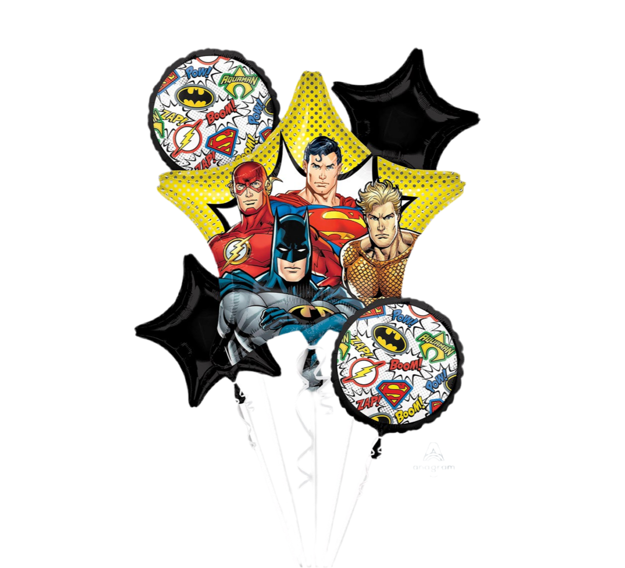Anagram Justice League Balloon Bouquet
